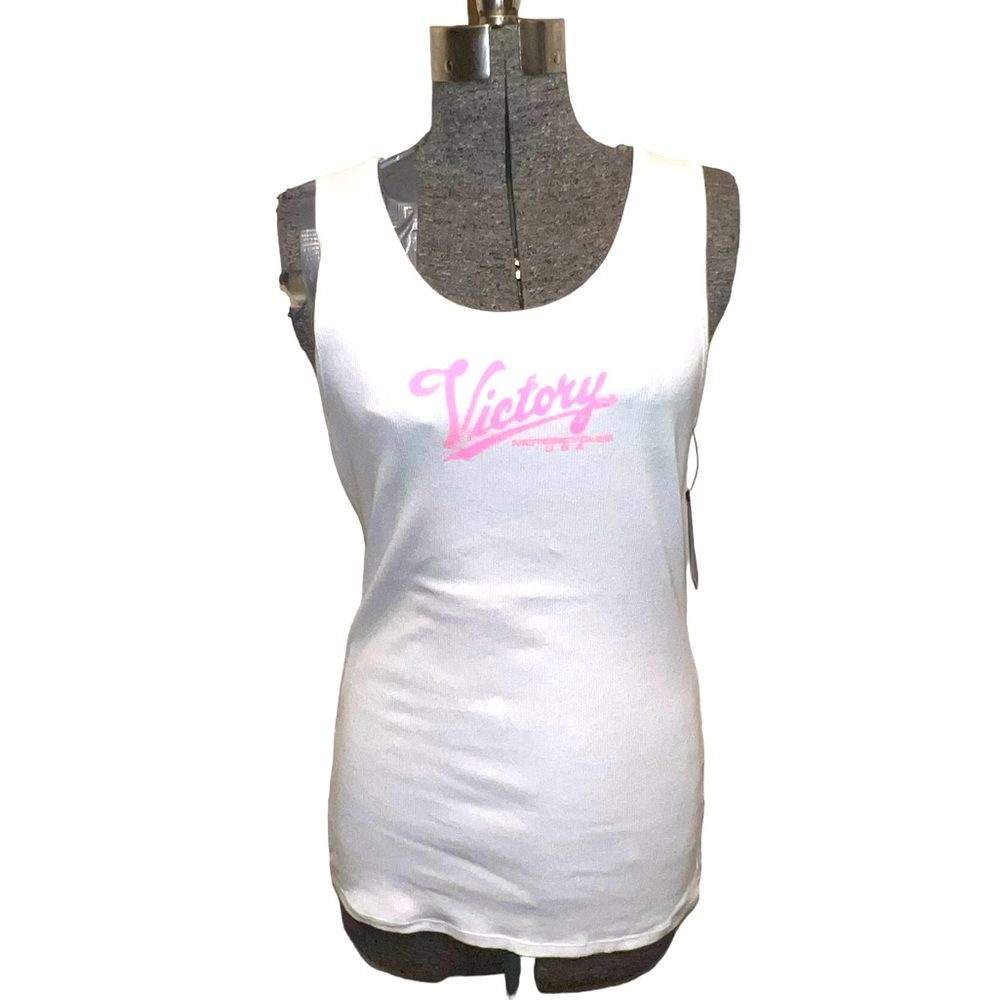 NWT!  Victory Motorcycle Gear Tank Top.  Ribbed.  Women's Size XL
